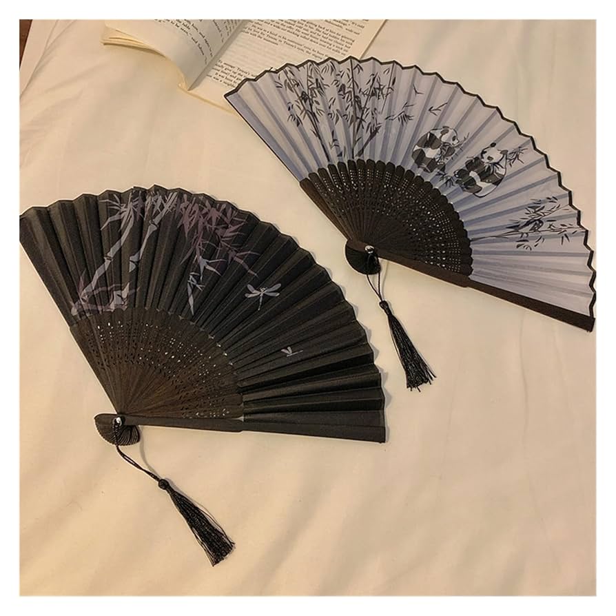 中国　雲溪竹人刻親骨　水墨画　漢詩花図　扇子　M　R8802 Amazon.co.jp: YAOSHERO 新中国風水墨画扇、古代風扇子、竹扇